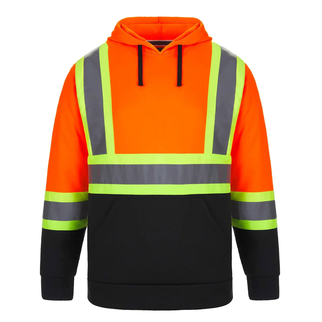 CX2 L01375 | Adult Hi-Vis Pullover Hooded Sweatshirt