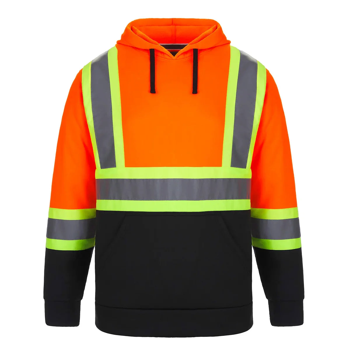 CX2 L01375 | Adult Hi-Vis Pullover Hooded Sweatshirt