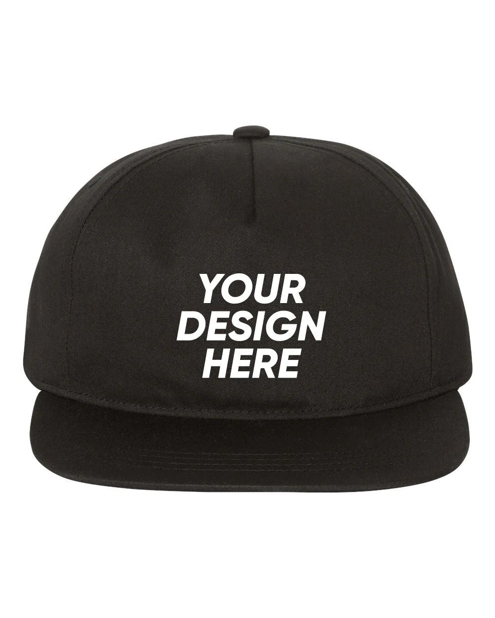 YP Classics 6502 | Lightly-Structured Five-Panel Snapback Cap