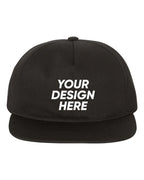 YP Classics 6502 | Lightly-Structured Five-Panel Snapback Cap