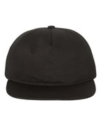 YP Classics 6502 | Lightly-Structured Five-Panel Snapback Cap